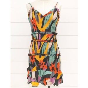 Boutique Rouched Mini Dress